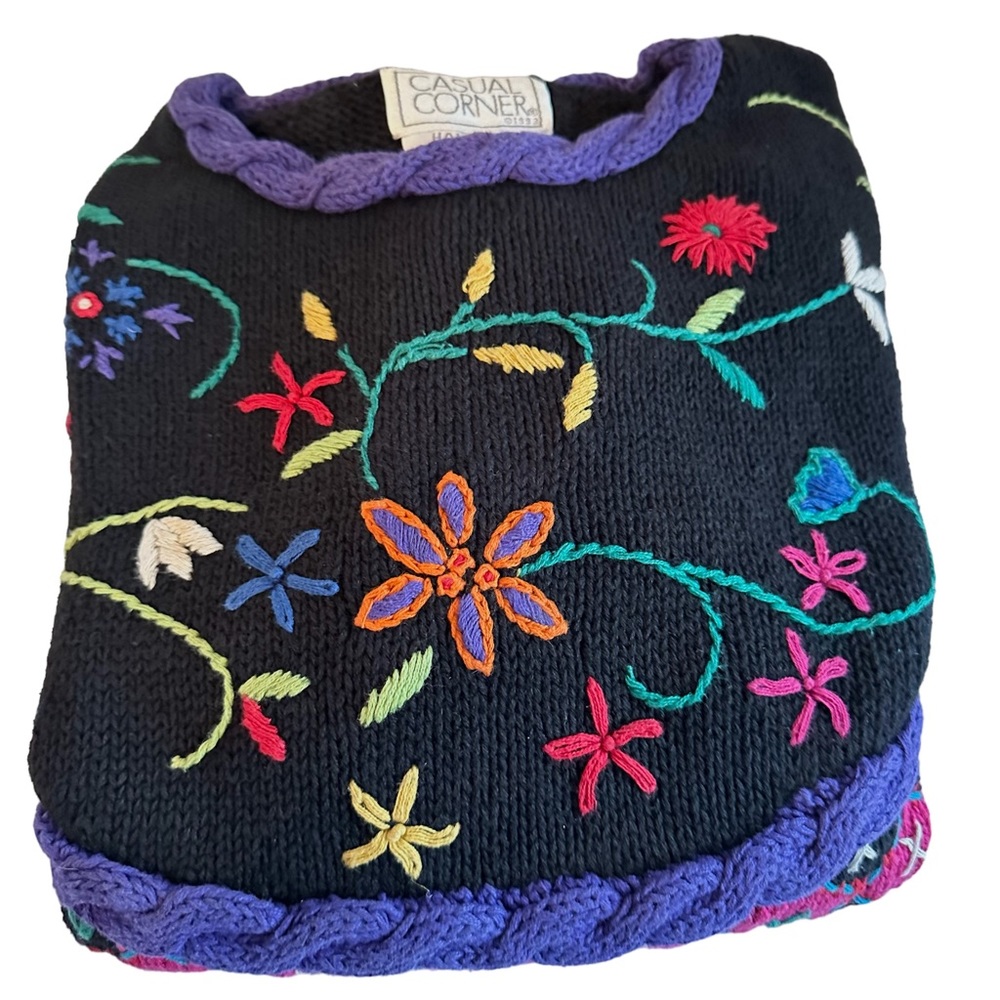 Casual Corner Hand Knit Sweater S